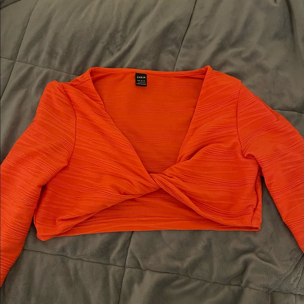 Super cute bright neon crop top